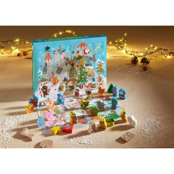 HABA 304903 - Mein erster Adventskalender - Auf der Ritterburg HABA 304903 - Mein Erster Adventskalender - Auf Der Ritterburg -Spielzeug Welten Winkel