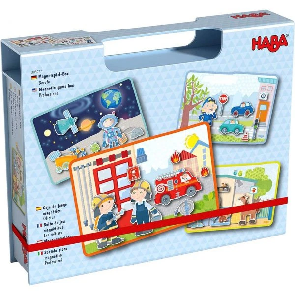HABA 305077 - Magnetspiel-Box - Berufe HABA 305077 - Magnetspiel-Box - Berufe -Spielzeug Welten Winkel