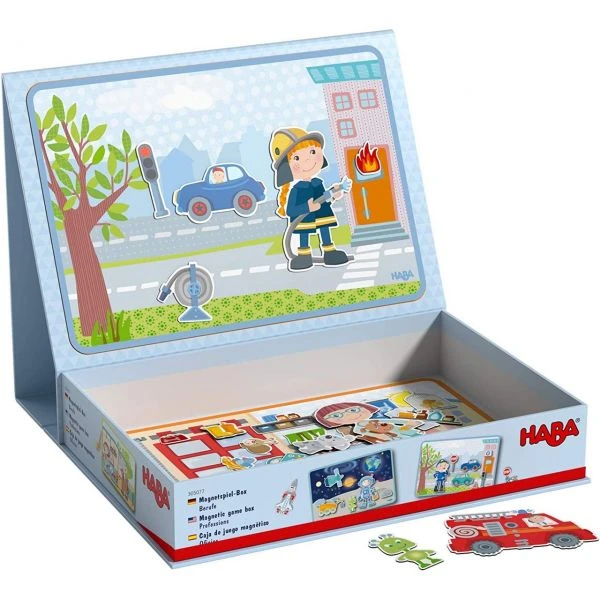 HABA 305077 - Magnetspiel-Box - Berufe HABA 305077 - Magnetspiel-Box - Berufe -Spielzeug Welten Winkel