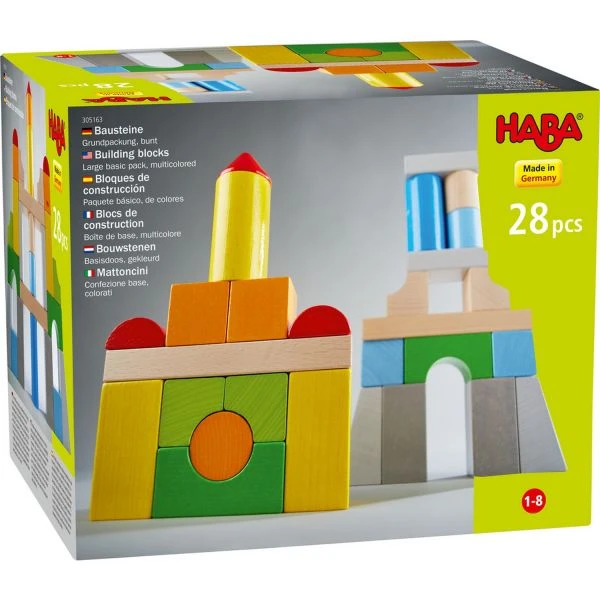 HABA 305163 - Bausteine - Grundpackung, bunt HABA 305163 - Bausteine - Grundpackung, Bunt -Spielzeug Welten Winkel