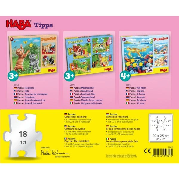 HABA 305197 - Puzzle - Glitzerndes Feenland HABA 305197 - Puzzle - Glitzerndes Feenland -Spielzeug Welten Winkel