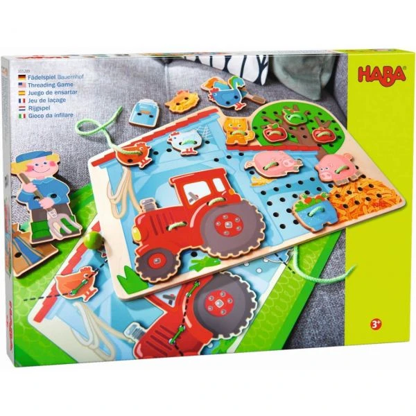 HABA 305289 - Fädelspiel - Bauernhof HABA 305289 - Fädelspiel - Bauernhof -Spielzeug Welten Winkel