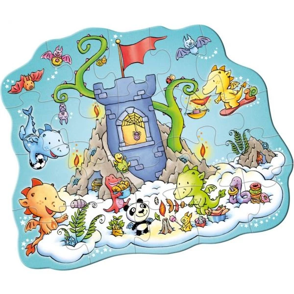 HABA 305466 - Puzzle - Drache Funkelfeuer, Puzzle Party, 20 Teile HABA 305466 - Puzzle - Drache Funkelfeuer, Puzzle Party, 20 Teile -Spielzeug Welten Winkel