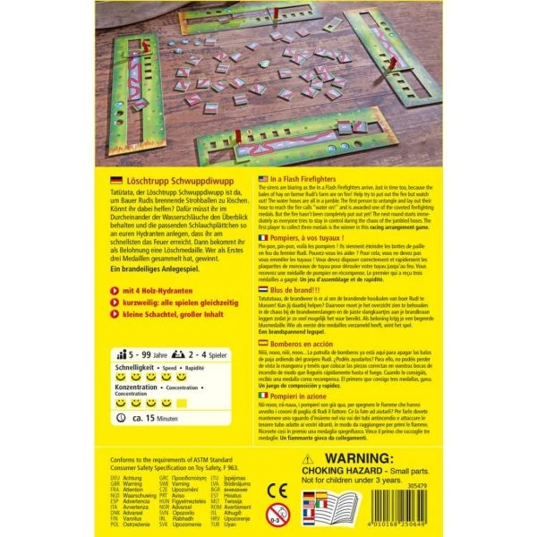 HABA 305479 - Kinderspiel - Löschtrupp Schwuppdiwupp HABA 305479 - Kinderspiel - Löschtrupp Schwuppdiwupp -Spielzeug Welten Winkel