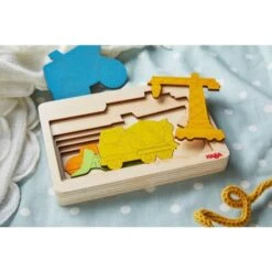 HABA 305530 - Holzpuzzle - Baustellenfahrzeuge 2 HABA 305530 - Holzpuzzle - Baustellenfahrzeuge -Spielzeug Welten Winkel 4010168251073 2 600x600