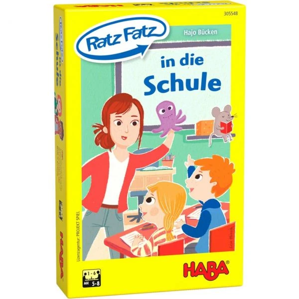 HABA 305548 - Lerspiel - Ratz Fatz in der Schule HABA 305548 - Lerspiel - Ratz Fatz In Der Schule -Spielzeug Welten Winkel