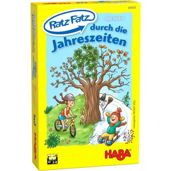 HABA 305547 - Lerspiel - Ratz Fatz durch die Jahreszeiten HABA 305547 - Lerspiel - Ratz Fatz Durch Die Jahreszeiten -Spielzeug Welten Winkel