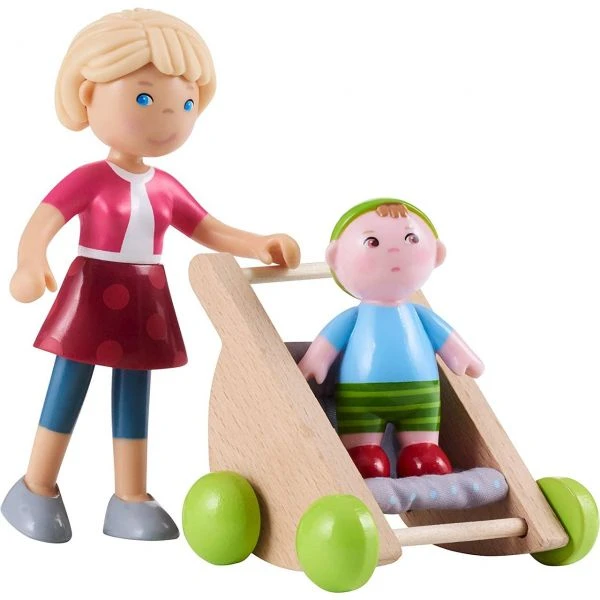 HABA 305594 - Little Friends - Mama Melanie und Baby Kilian HABA 305594 - Little Friends - Mama Melanie Und Baby Kilian -Spielzeug Welten Winkel