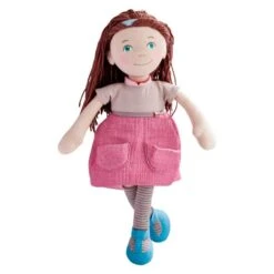 HABA 305649 - Puppe - Schlenkerpuppe Agnes, 36cm