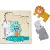 HABA 305710 - Holzpuzzle - Tierisch Wild