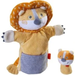HABA 305756 - Handpuppe - Löwe Mit Baby