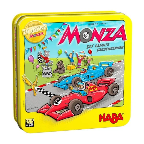 HABA 305849 - Kinderspiel - Monza, Jubiläumsausgabe 20 Jahre in der Dose HABA 305849 - Kinderspiel - Monza, Jubiläumsausgabe 20 Jahre In Der Dose -Spielzeug Welten Winkel
