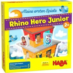 HABA 305912 - Meine Ersten Spiele - Rhino Hero Junior