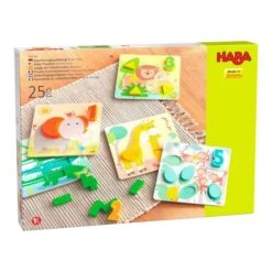 HABA 306708 - Zuordnungsspielzeug - Wilde Tiere