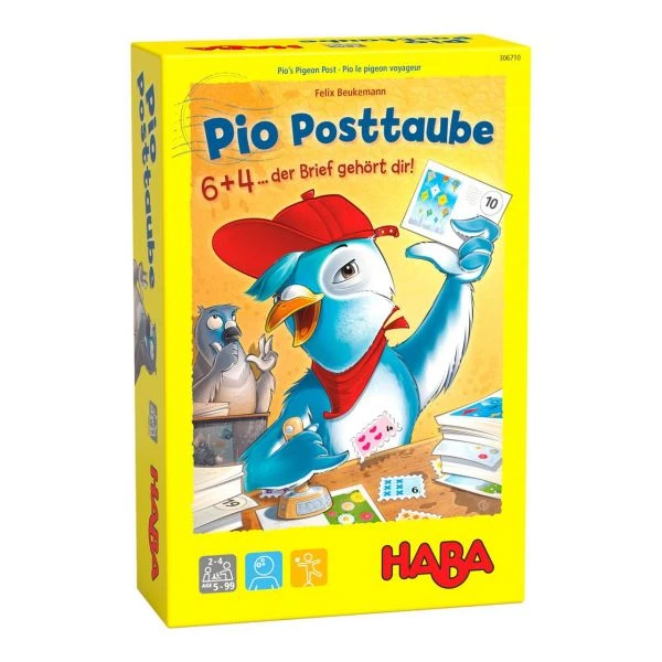 HABA 306710 - Kinderspiel - Pio Posttaube HABA 306710 - Kinderspiel - Pio Posttaube -Spielzeug Welten Winkel