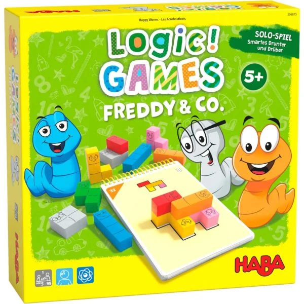 HABA 306815 - Lernspiel - Logic! GAMES, Freddy & Co. HABA 306815 - Lernspiel - Logic! GAMES, Freddy & Co. -Spielzeug Welten Winkel