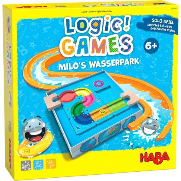 HABA 306822 - Lernspiel - Logic! GAMES, Milo's Wasserpark HABA 306822 - Lernspiel - Logic! GAMES, Milo's Wasserpark -Spielzeug Welten Winkel