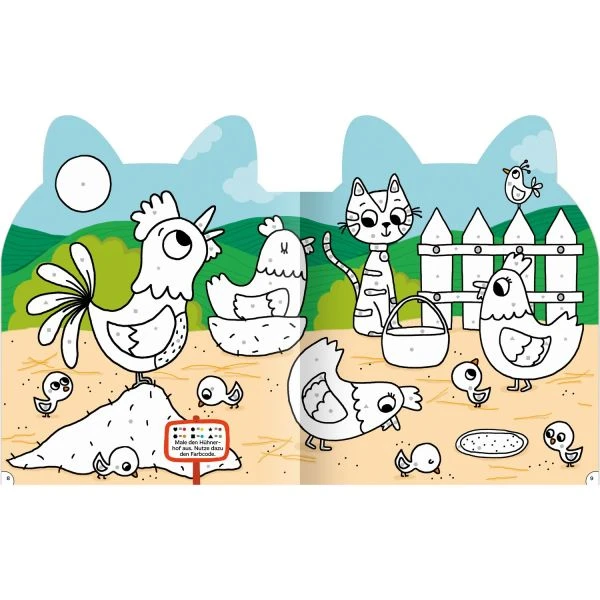 HABA 304435 - Kreativ Kids - Sticker-Malbuch Tiere HABA 304435 - Kreativ Kids - Sticker-Malbuch Tiere -Spielzeug Welten Winkel