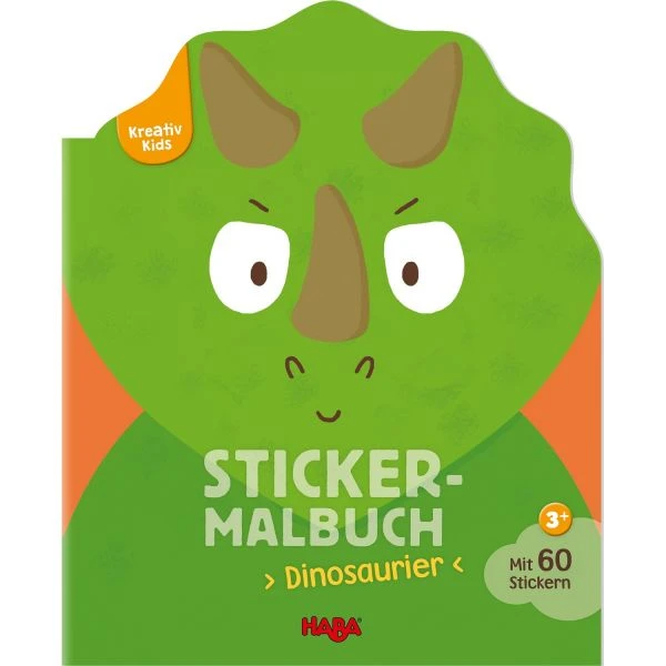 HABA 304434 - Kreativ Kids - Sticker-Malbuch Dinosaurier HABA 304434 - Kreativ Kids - Sticker-Malbuch Dinosaurier -Spielzeug Welten Winkel