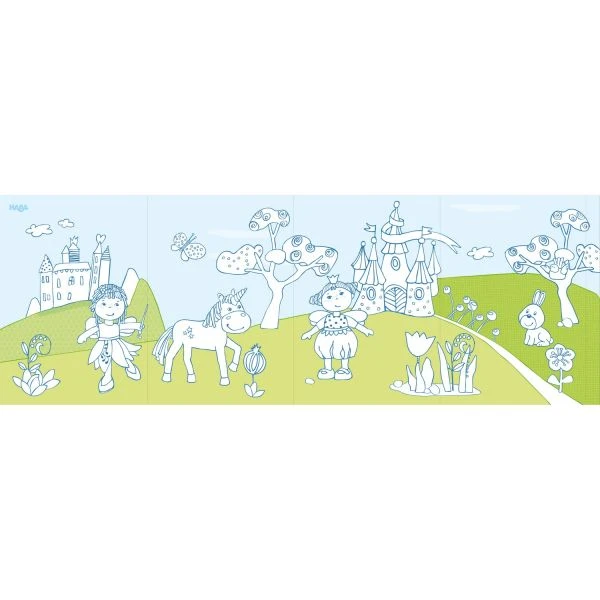HABA 304456 - Kreativ Kids - Ausklapp-Poster-Malbuch Feen HABA 304456 - Kreativ Kids - Ausklapp-Poster-Malbuch Feen -Spielzeug Welten Winkel