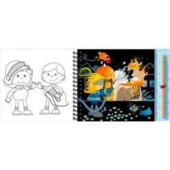 HABA 305533 - Kreativ Kids - Mein Erstes Mal- Und Kratzelbuch, Feuerwehr -Spielzeug Welten Winkel 9783869143439 2 600x600